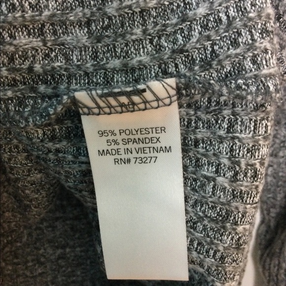Sonoma XXL 20 - 22 Cowl Mockneck Shirt Sweater Ribbed Top Gray Stretchy NWT - Picture 10 of 11
